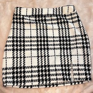 Black and white skirt